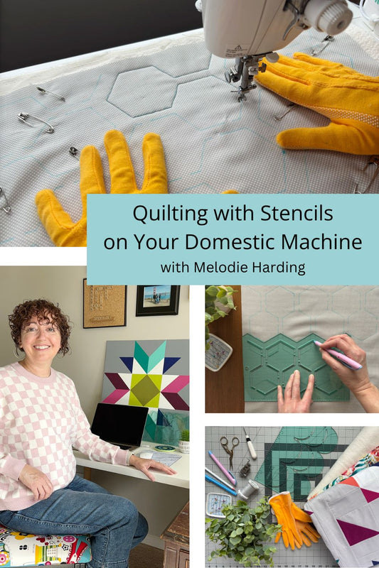 Quilting with Stencils on Your Domestic Machine